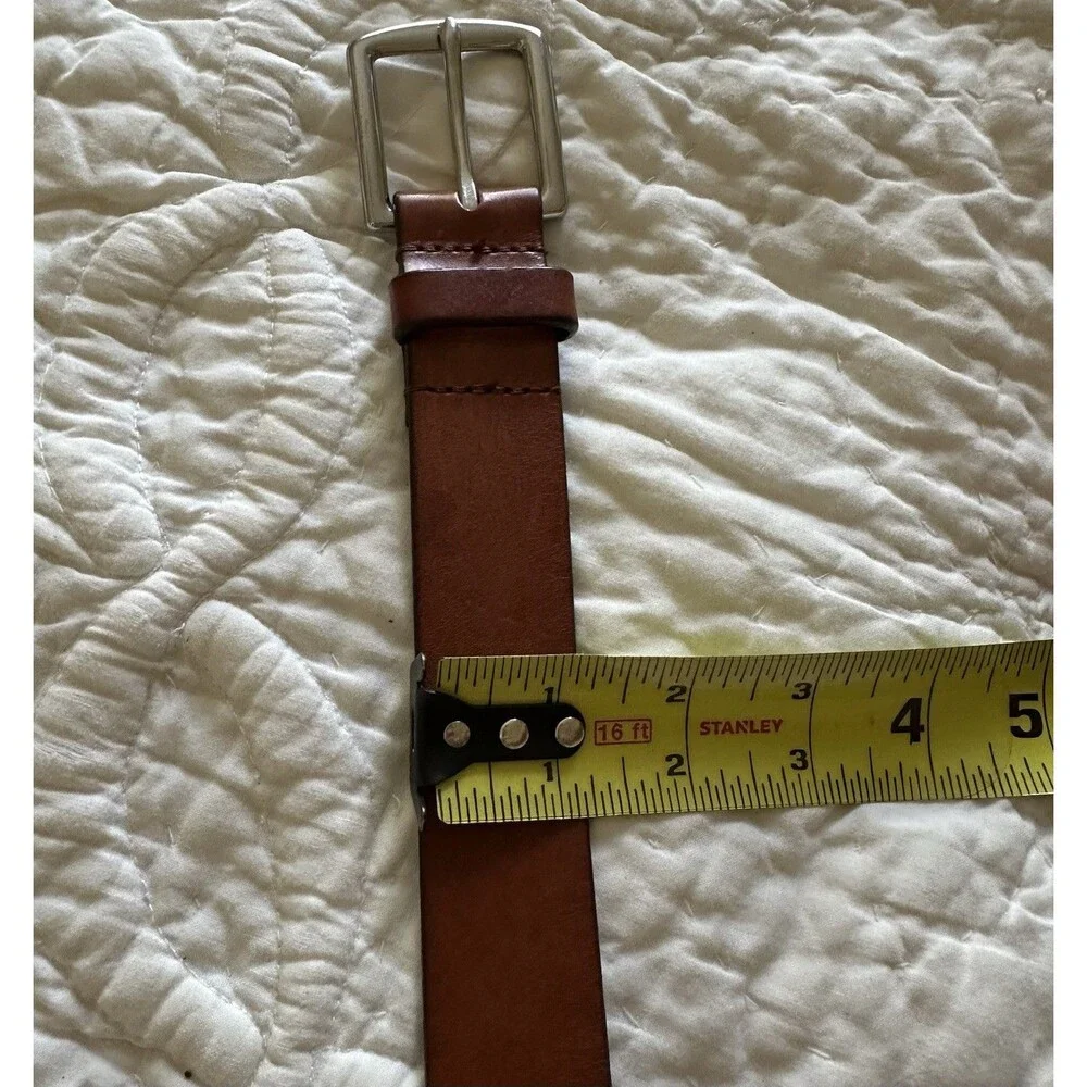 BANANA REPUBLIC Mens Belt Size 36 Cowhide Italian Leather Belt Brown